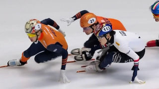 두 명을 한 번에? 결국 페널티를 받아 탈락하는 임종언 [월드투어 2차 남자 1500m 준결승]