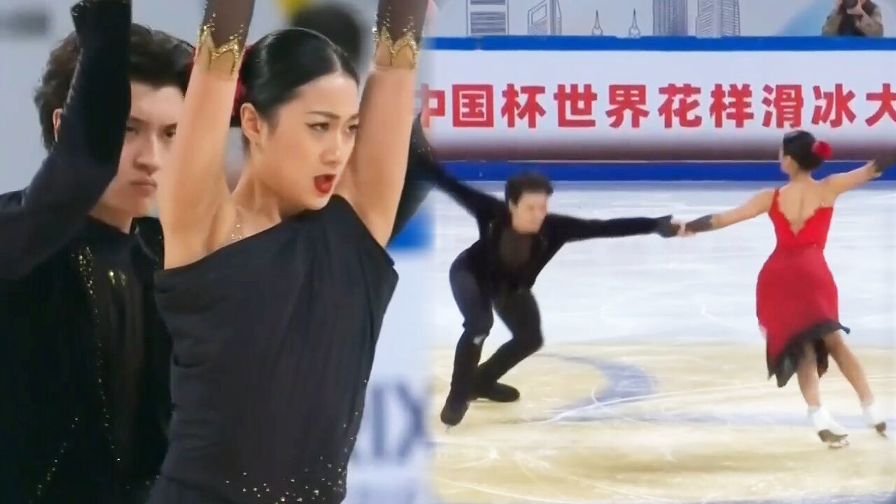 화려한 의상 체인지! 준페이 렌-젠잉싱의 무대[그랑프리 2차 아이스댄스 프리] 썸네일