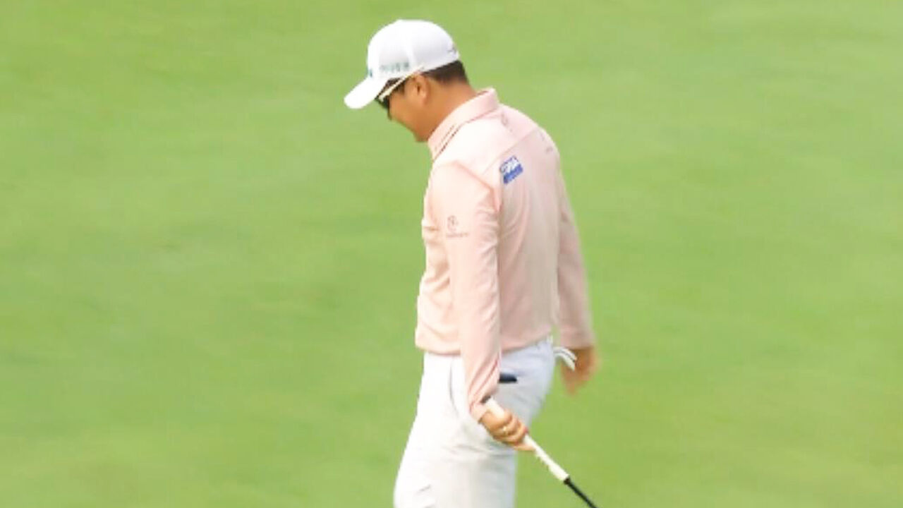 카메라에 다 담기 힘든 거리, 오늘 가장 멋진 함정우의 퍼팅 [렉서스 1R] 썸네일