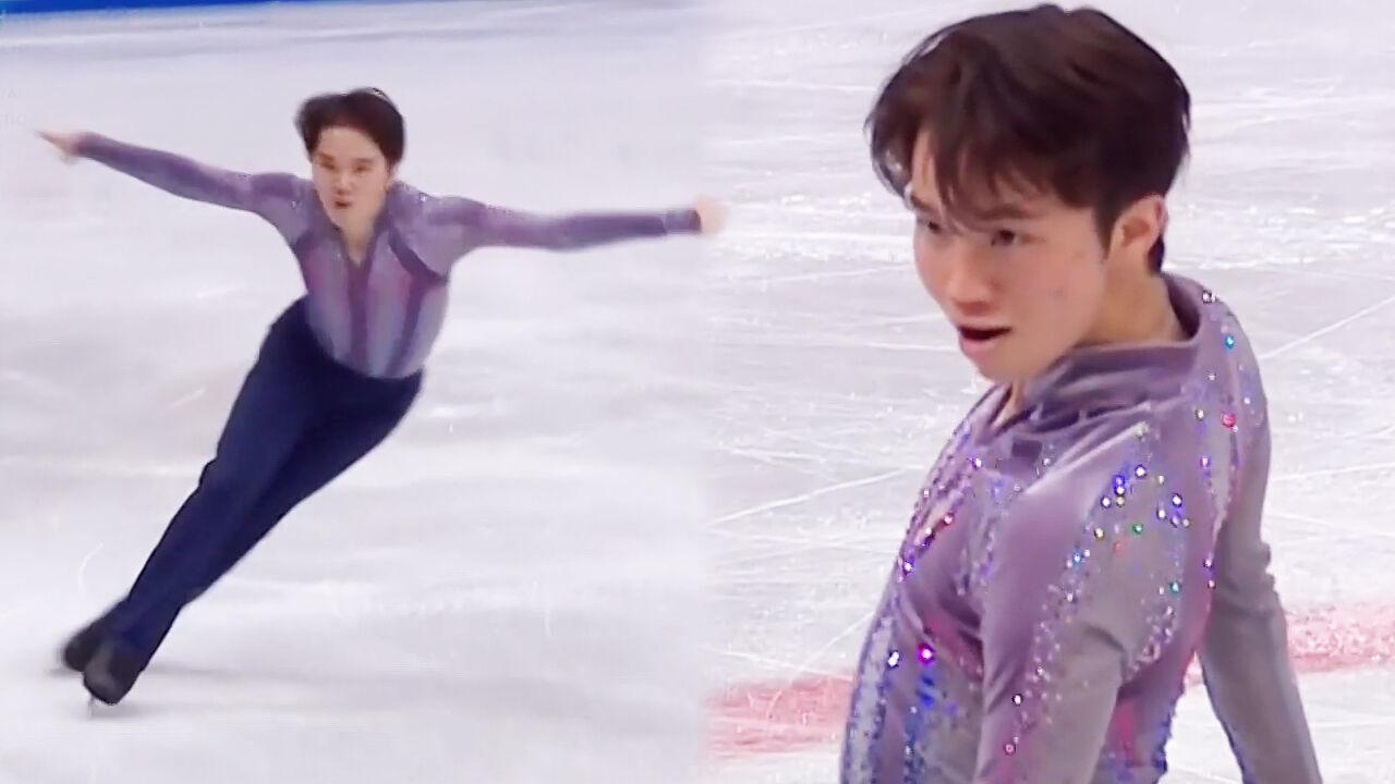 굉장한 자신감! 무대를 장악한 토모노 카즈키 [그랑프리 3차 남자 쇼트]