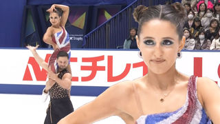 남다른 준비자세, 무대를 압도하는 리아 피어-루이스 깁슨 [그랑프리 4차 아이스댄스 리듬댄스]