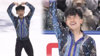 현장 분위기 업! 축제를 보는 듯한 지미 마의 무대 [그랑프리 4차 남자 싱글 프리]