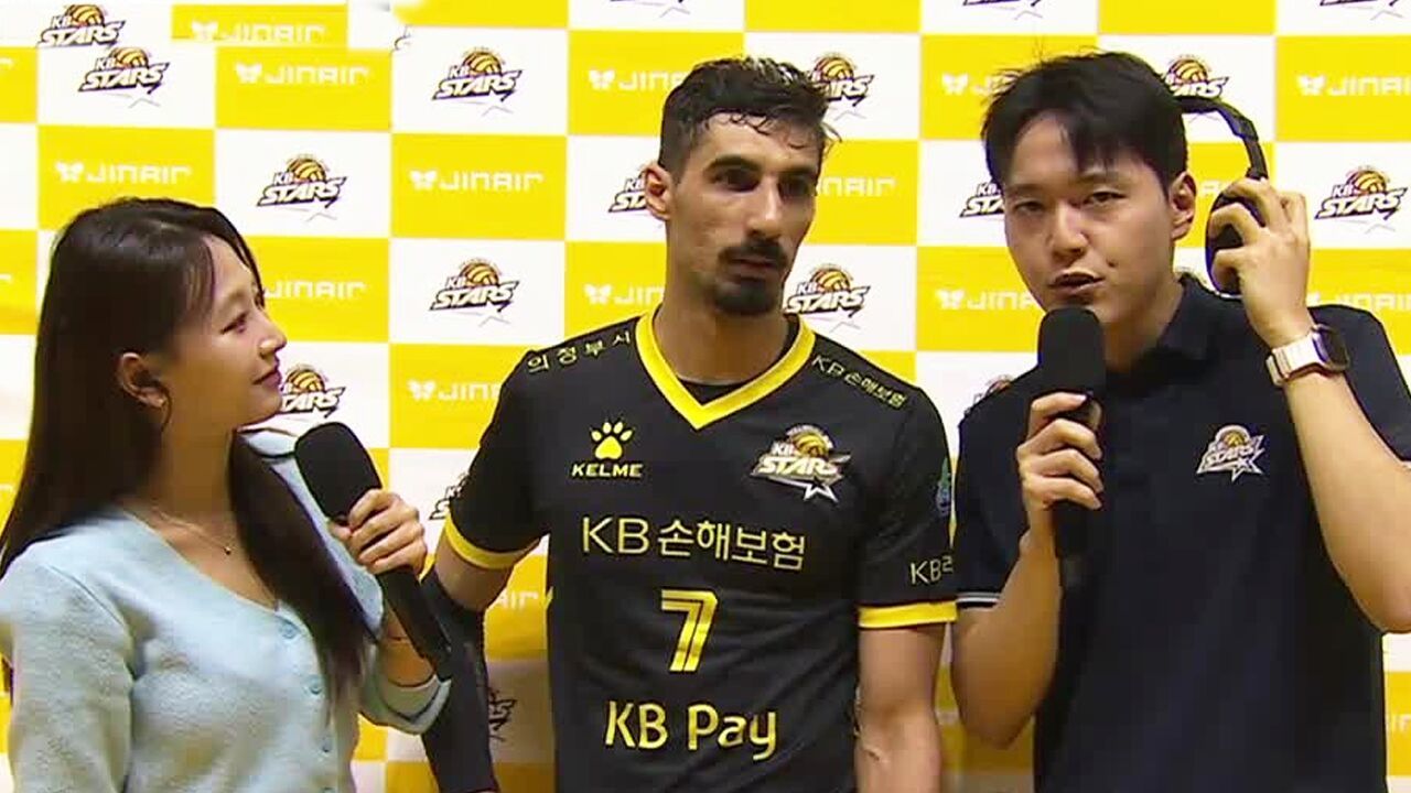 '개인 한경기 최다 25득점 갱신' KB손해보험 야쿱 인터뷰 [KB손해보험 vs 한국전력]