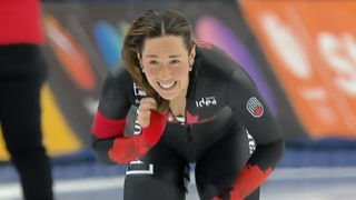개인 최고 기록을 당기며 은메달 차지하는 발레리 말테 [월드컵 1차 여자 3000m]