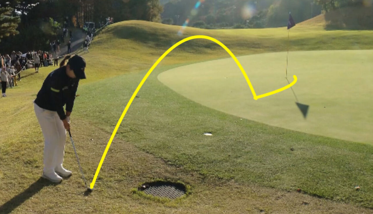 '데일리 베스트 수상자는 누구..?' 보기를 기록한 홍정민 [위믹스 챔피언십 FR]