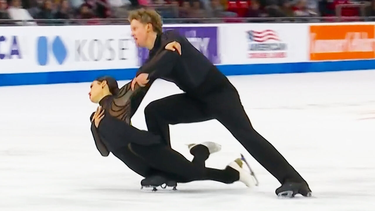 흔들림 없는 모습, 금메달 획득한 매디슨 초크-에반 베이츠의 연기 [그랑프리 5차 아이스댄스 프리댄스] 썸네일