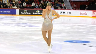 실망 스러운 연기에 고개를 들지 못하는 루나 핸드릭스 [그랑프리 6차 여자 쇼트]