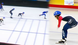 막판 질주 본능! 정재원-조승민 매스스타트 [월드컵 2차 남자 매스스타트]