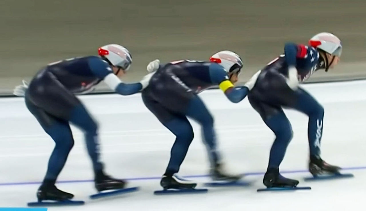 완벽한 호흡으로 금메달 차지한 미국 [월드컵 2차 팀추월] 썸네일