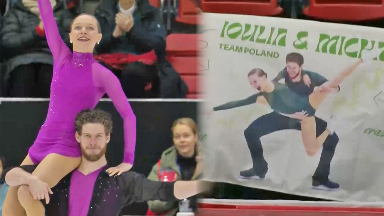 팬들과 함께 한 아이오리아-마이클 무대 [그랑프리 6차 페어 쇼트] 썸네일