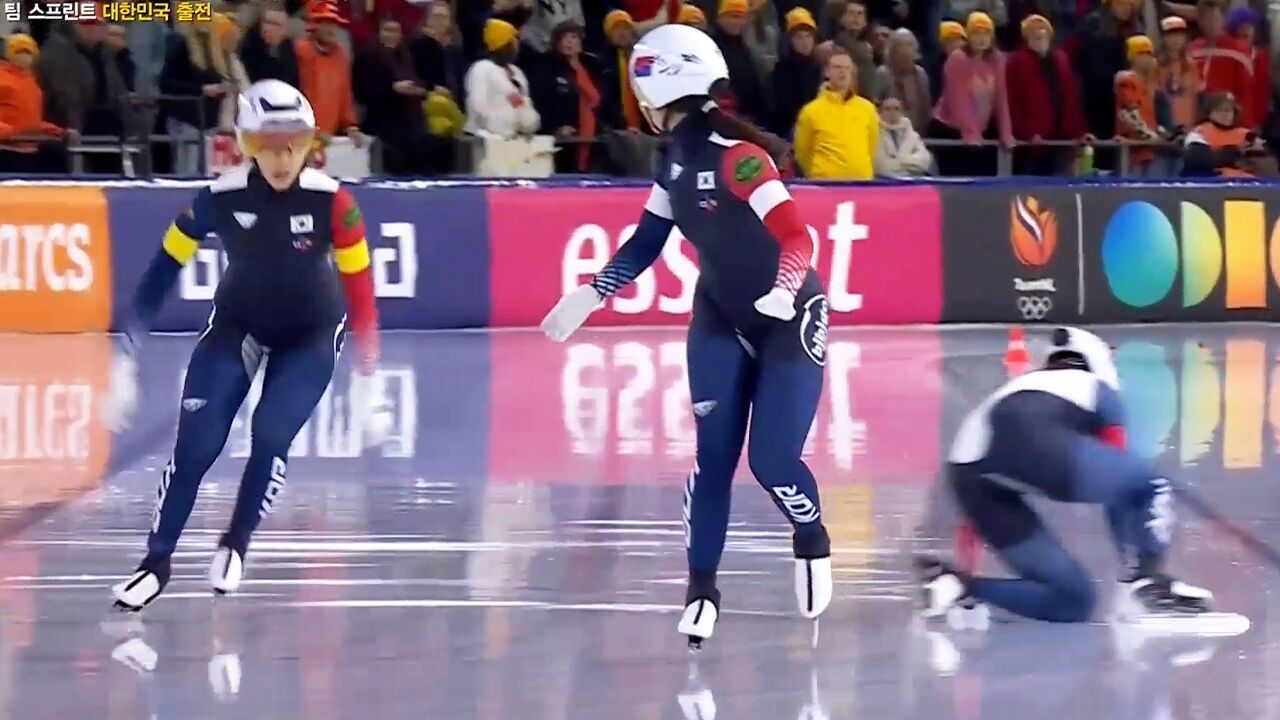 대한민국, 아쉬운 출발 실수 [월드컵 3차 여자 팀 스프린트] 썸네일