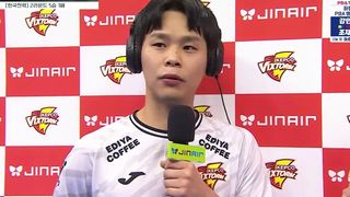 뚫리지 않는 수문장 ‘디그 성공률 83%’ 한국전력 정민수 인터뷰 [한국전력 vs OK저축은행]