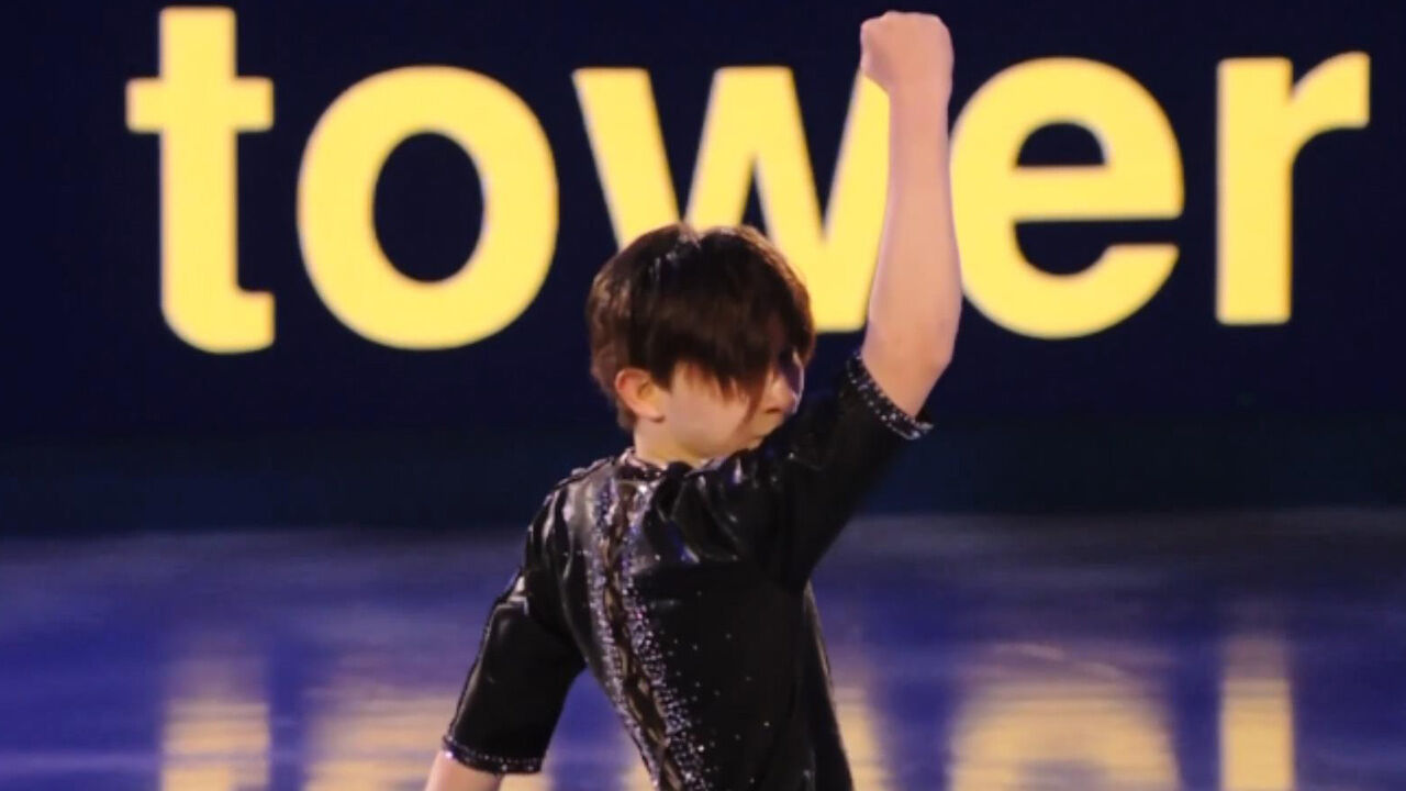 역동적인 연기! 주먹을 들어 올리는 나카타 리오 [그랑프리 파이널 갈라쇼]