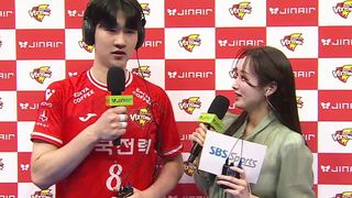 기다림 끝에 잡은 기회, 존재감 폭발! 한국전력 박승수 인터뷰 [한국전력 vs 현대캐피탈]