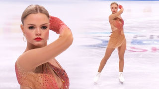 네 번의 트리플 점프! 은메달 차지한 헨드릭스 [유럽선수권 여자 프리]