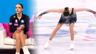 무시무시한 죠스 사운드 트랙! 동메달 차지한 라라 나키 구트만 [유럽선수권 여자 프리]