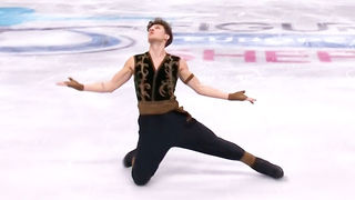 끝까지 최선을 다 한 전년도 챔피언 루카스 브리츠기 [유럽선수권 남자 프리]