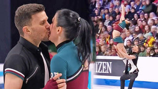 넘치는 에너지! 샤를렌 기냐르-마르코 파브리 무대 [유럽선수권 아이스댄스 리듬댄스]