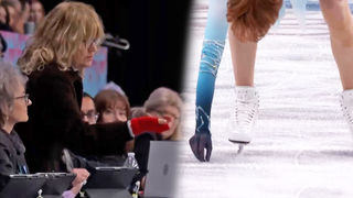 빙판에 문제가? 차분히 무대를 이어간 예브게니아 로파레바-조프레 브리소 [유럽선수권 아이스댄스 리듬댄스]