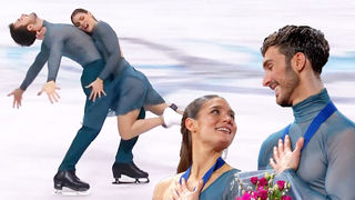 데뷔전에서 금메달 획득! 로랑스 푸르니에-기욤 시즈롱 무대 [유럽선수권 아이스댄스 리듬댄스]