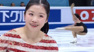 유일하게 트리플악셀에 도전한 나카이 아미, 버텨낸 랜딩 [4대륙 선수권 여자 쇼트]
