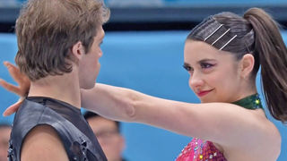 1점 차로 바짝 추격하는 캐롤라인 그린-마이클 파슨스 [4대륙 선수권 아이스댄스 리듬댄스]