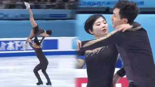 부드러운 선율과 조화를 이룬 북한의 렴대옥-한금철 연기 [4대륙 선수권 페어 프리]