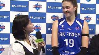 IBK기업은행 빅토리아 34득점 폭발! “봄 배구 가고파” [IBK기업은행 vs 한국도로공사]