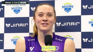 3연패 탈출 해결사, 흥국생명 레베카 인터뷰 [현대건설 vs 흥국생명]