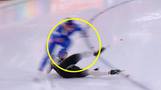 진짜 위험한 상황! 태클로 이어질 뻔 했던 상황 [스프린트 세계선수권 남자 1000m(2)]