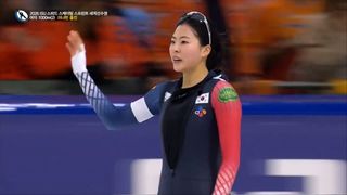 전체 랭킹 포인트 6위로 대회를 마무리하는 이나현 [스프린트 세계선수권 여자 1000m(2)]