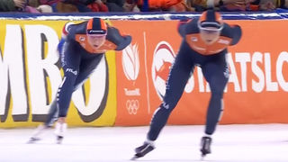 맹렬한 선두 조 공격! 그로네우-베우네 나란히 2,3위 [올라운드 세계선수권 여자 3000m]