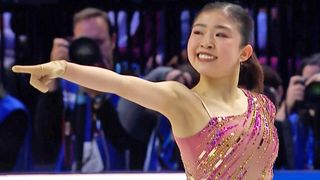 최고의 컨디션으로 무대를 마친 치바 모네 [세계선수권 여자 쇼트]