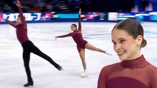 음익과 한몸이 된 아름다운 표현, 파블로바-스비아첸코 무대 [세계선수권 페어 쇼트]