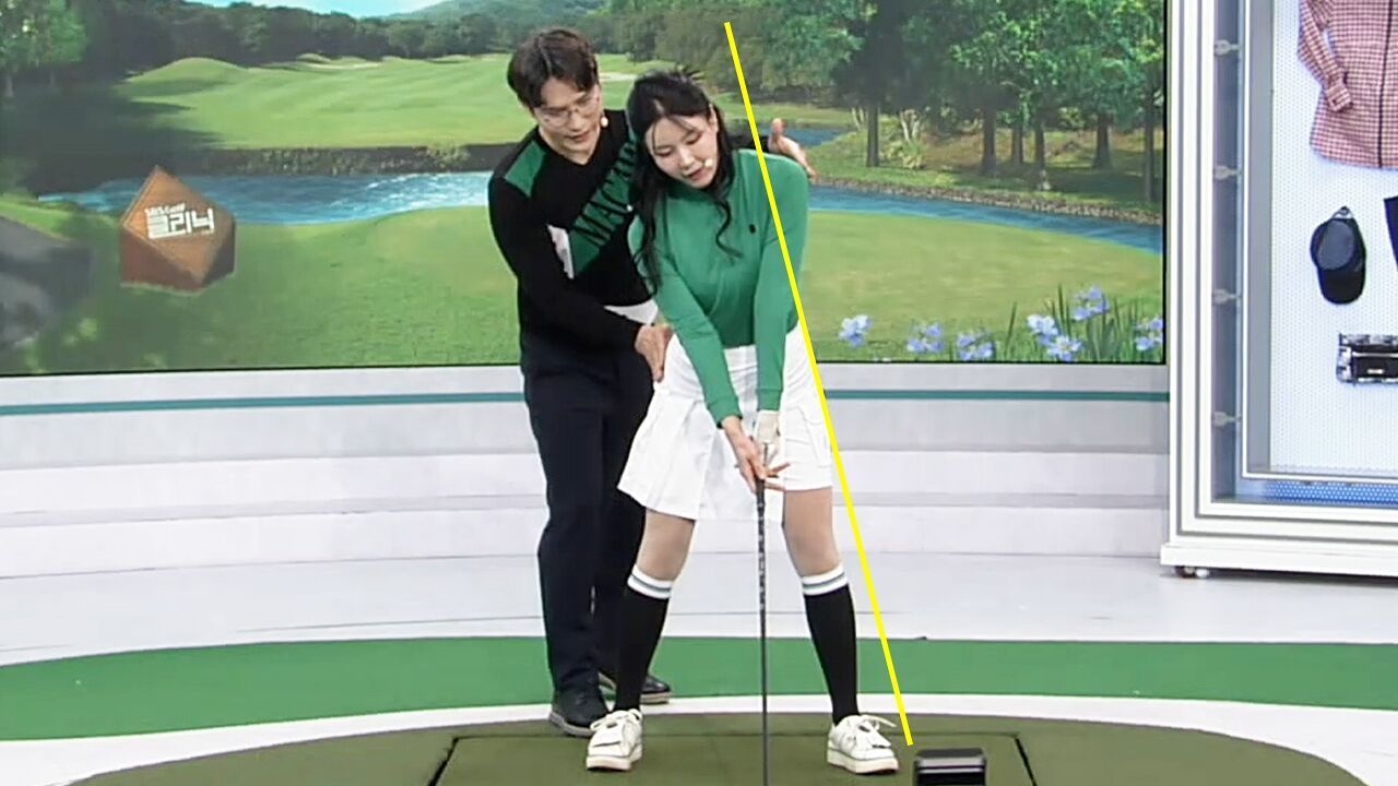 [김주연 클리닉] 드라이버샷 정타를 위한 스윙, 상체 오른쪽으로 기울이기 썸네일