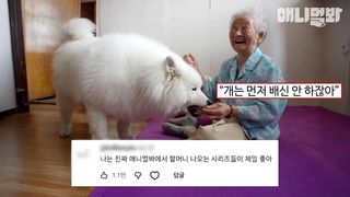 할미는 몰라...사랑 주는 거 밖에 몰라...