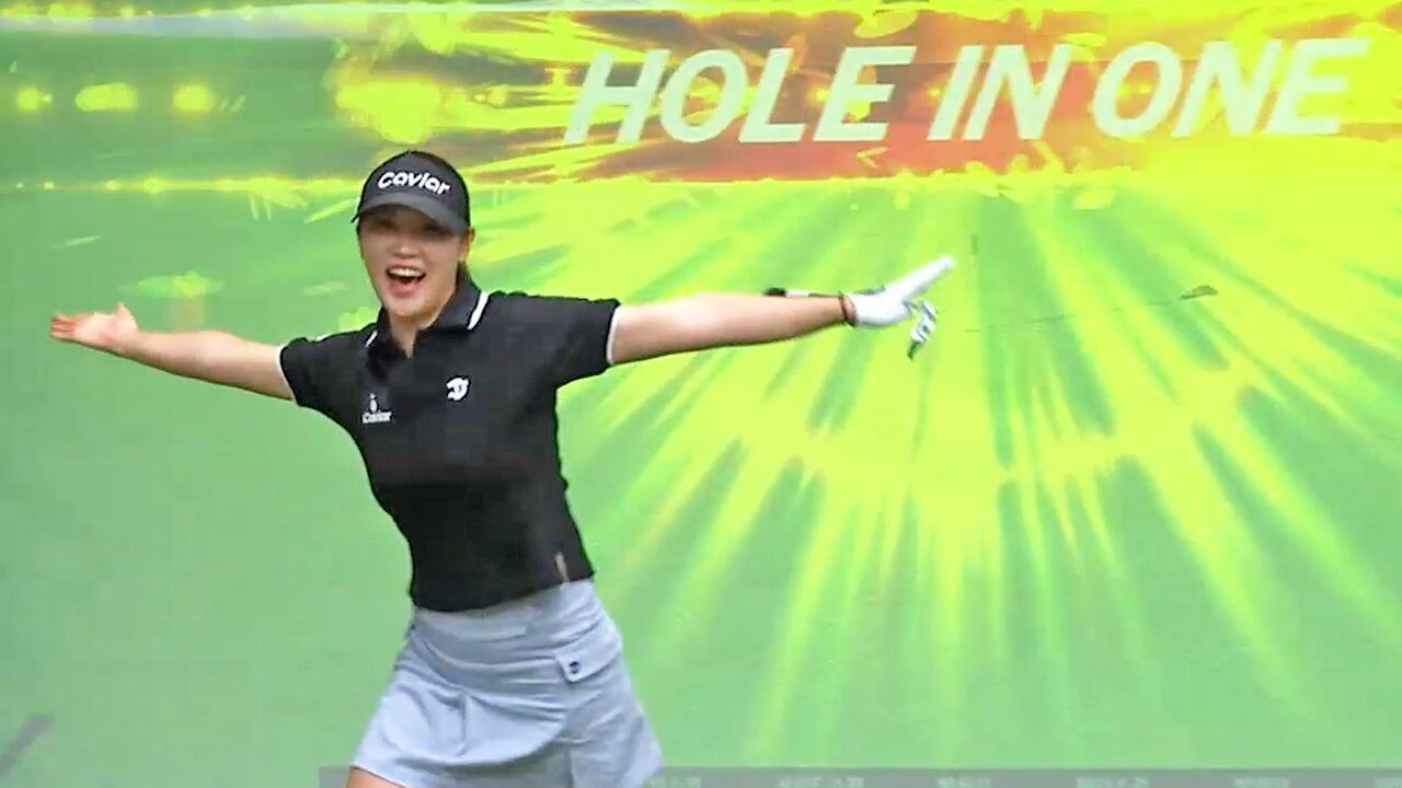 짜릿한 홀인원! 심상치 않은 기운을 느낀 조예진 [GTOUR MIXED 4차] 썸네일