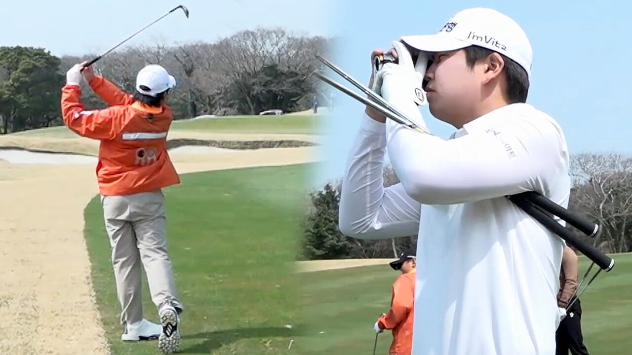 말하는대로 이뤄진다? 첫 홀 기세 가져온 장유빈-전시원 [4강전 2경기] 썸네일