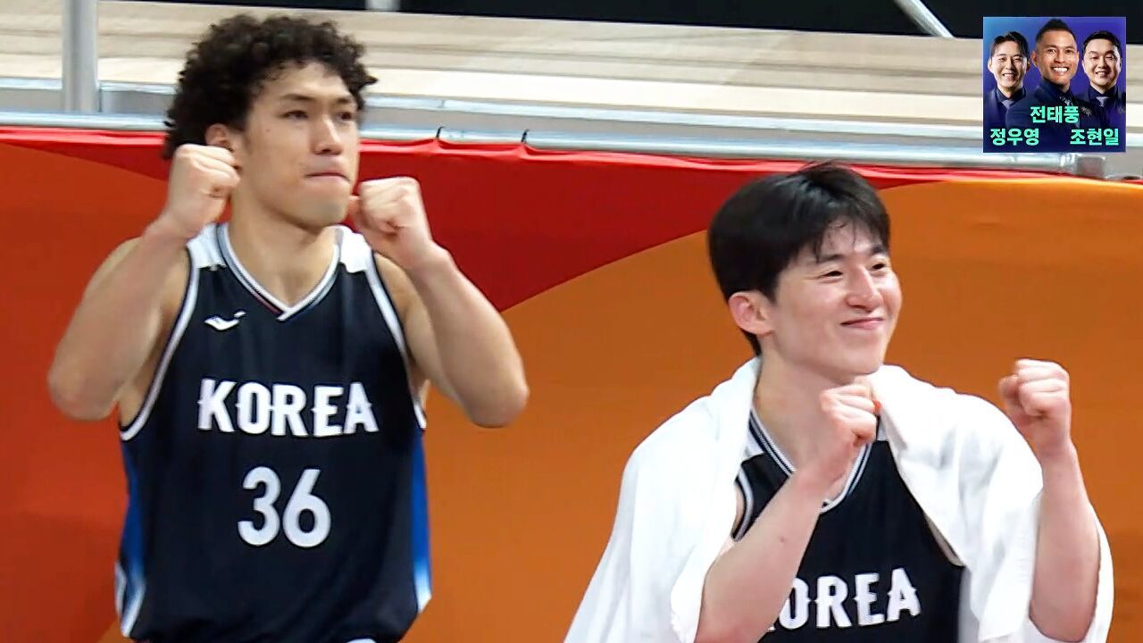 지친 일본, 골 밑 득점에 성공한 이현중 [농구 조별리그 최종전 대한민국 vs 일본]