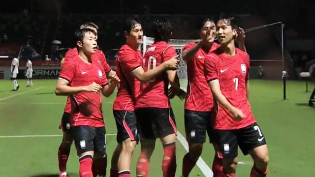 완벽한 마무리! 이른 시간 선취골을 만든 엄지성 [남자축구 조별예선 대한민국 vs 카타르]