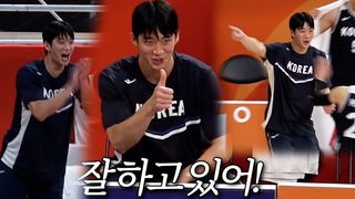 진짜 뛰고 싶었구나..? 한일전에서 보여준 여준석의 미친 벤치 리액션 [나고야 직캠]