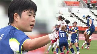 헤딩으로 시작! 코너킥에서 선제골 기록하는 김민지 [여자축구 조별예선 대한민국 vs 방글라데시]
