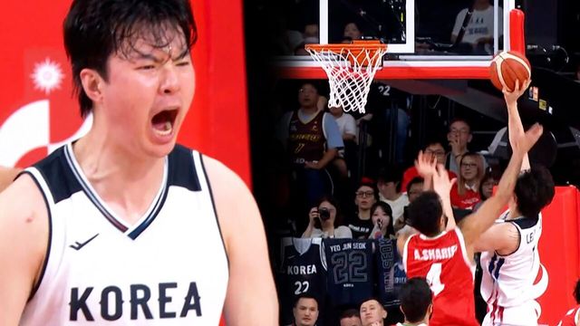 집념의 이현중! 득점 추가 [농구 준결승 대한민국 vs 이란]