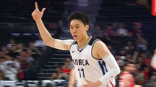 이우석까지 3점포! 모든 득점을 3점으로 연결한 대한민국 [농구 준결승 대한민국 vs 이란]