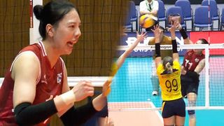 가장 많은 득점의 육서영! 2세트 추격하는 대한민국 [여자 배구 8강 대한민국 vs 카자흐스탄]