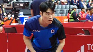 ‘동호인이 온게 아닐까..’ 계속된 상대 범실에 무리하지 않는 장우진  [탁구 조별예선 대한민국 vs 예멘]