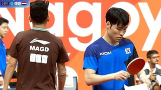 세계 랭킹 10위, 손쉽게 승리를 따내는 장우진 [탁구 조별예선 대한민국 vs 예멘]