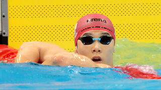 총알 같은 스피드를 보여주는 지유찬의 레이스 [수영 남자 자유형 50m 예선]