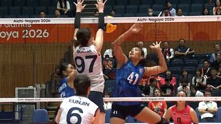 스코어 20-25, 태국의 1세트 승리 [여자 배구 동메달 결정전 대한민국 vs 태국]