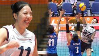 초반 기세 좋은 대한민국 [여자 배구 동메달 결정전 대한민국 vs 태국]